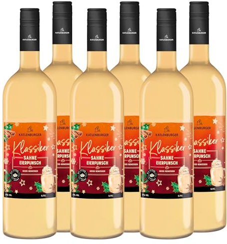 KATLENBURGER - Sahne-Eierpunsch | Fruchtweinpunsch mit Milch, Sahne und weihnachtlichen Gewürzen. Ein Klassiker, der zur Vor-Weihnachtszeit einfach dazu gehört. Inhalt: 6x 750ml und 9% vol.