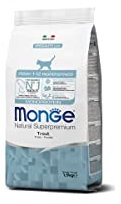 Monge Natural Superpremium Monoprotein* Kitten Trout, Trockenfutter für Kitten (Kittenfutter aus Forelle, Unterstützung des Wachstums, hochwertige Rezeptur, ohne Zusatz von Farbstoffen, 400 g)