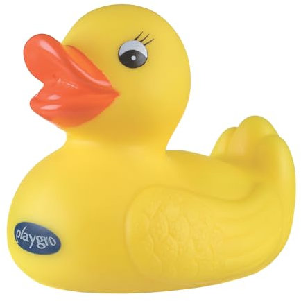 Playgro Badeente - Babybadeente - Badeente - Wasserspielzeug - Baden - Kinderspielzeug - Babyente - gelb