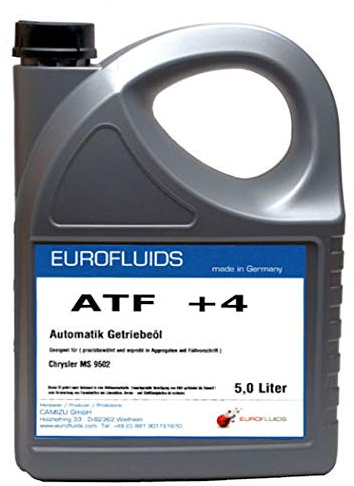 Eurofluids ATF +4 Automatikgetriebeöl ATF Öl geeignet für Chrysler MS-9602 Jeep Dodge Plymouth Eagle | 5-Liter-Kanister