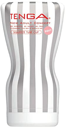 Tenga Soft Case Cup Gentle Standard (profondeur d'insertion 15 cm, largeur : 4,5 cm) Blanc