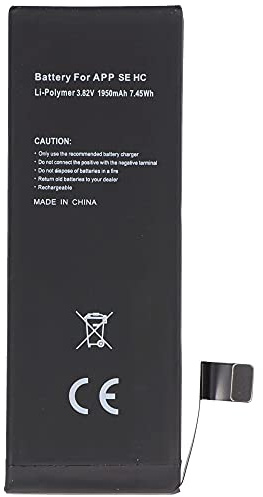 Batterie 1950mAh pour Apple iPhone SE, Li-Polymère, 3,82 V 7,4 Wh haute capacité, sans outils