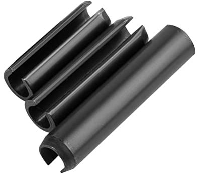 FEEIMOL Spannstift Hohlsplinte Hohl Federstifte Manganstahl Splinte Spannstifte M5x8mm (80 pcs)