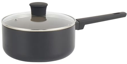 Salter BW12879EU7 - Pentola in ceramica da 20 cm, alloggiamento in alluminio riciclato, rivestimento antiaderente sano senza PFOA e PFAS, adatta a induzione, facile da pulire, impugnatura morbida,