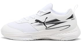 PUMA Unisex Kinder Varion Ii Jr Indoor Court Shoe, Puma White Puma Black, 39 EU