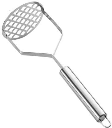 GTFYUDGH 24x8cm Prensador De Patatas, Machacador De Patatas De Acero Inoxidable, Triturador De Patatas, Prensa Patatas Con Mango, Triturador Manual De Patatas, Pasapurés Triturador De Patatas