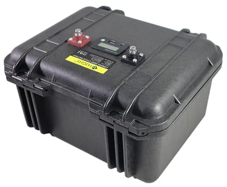 HJGHY 12V 100Ah 150Ah Portable Power Station Outdoor Power Supply 12V LiFePO4 Lithium Li-ion Rechargeable Battery for Solar Generator Camping Home Use Emergency,12V 100Ah
