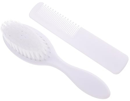 HAMPPLIES 1Uppsättning Nyfödd Hårbotten Massager Vit Hårborste Hårkam för Skötsel Avkoppling Huvudbottens Hår under Badstund