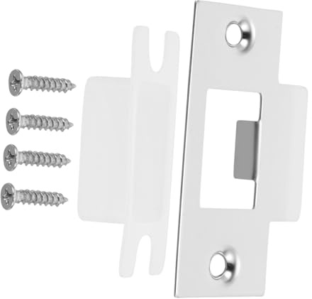 QUMIIRITY 1 ensemble Plaque de Gâche Acier Inoxydable pour Porte de Plaque de Verrouillage Métallique Accessoire pour Systèmes de Verrouillage Compatible Couleur Aléatoire Couleur Aléatoire