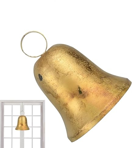 Campanas Navideñas | Decoración para Fiestas Estilo Rústico Navideño,de Campana Vintage para Árbol de Navidad | para Exterior Ventana Pared Estante Jardín Puerta Principal Porche Patio