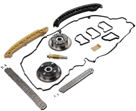 KepzNCfrC Regolatore Albero a camme AP02 A2710501247 A2710501447 2710500800 2710500900 Set Catena di distribuzione Compatibile con W203 W204 W211 M271