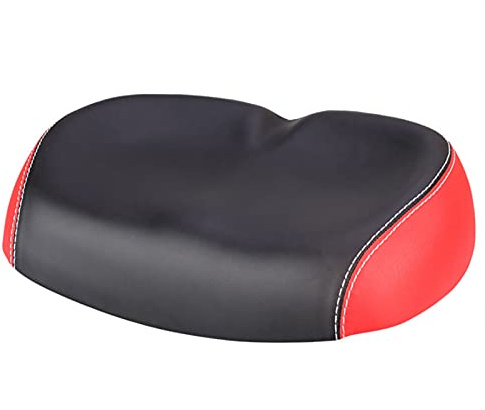 Big Cycling näslös sadel bred stor mjuk PU dyna sits ergonomisk stötdämpning bekväm för lång ridning väg berg vikbar
