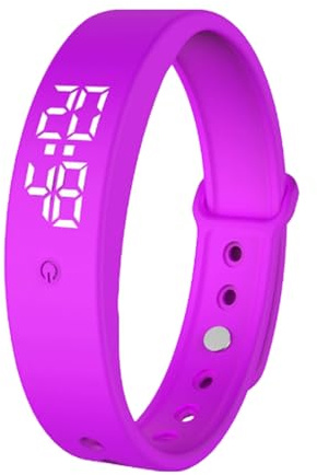 Vibrerande armband med timer - ABS silikon väckarklocka funktion 3