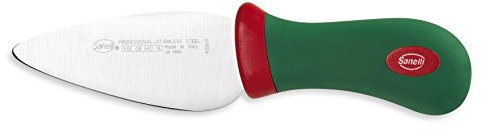 Sanelli Línea Premana Professional,Cuchillo Queso Parmesano,Acero Inoxidable,Verde y Rojo,20.0x3.0x5.5 cm