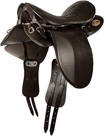 PFIFF 004491 Wandersattel Trooper, Büffelleder Braun Größe 180 Kammweite III