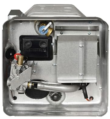 Suburban Advantage RV Tank Water Heater SW10DE - 10 gallon Porcelain Lined Steel Tank with Direct Spark Ignition (DSI) and Incoloy Electric Element (5243A)