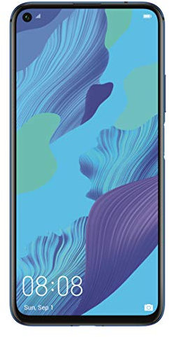 Huawei Nova 5T 128GB 6.26” LCD Display Smartphone with 48 MP Camera, 6GB RAM, SIM-Free Android 9.0, EMUI 9.1, Single Sim, (Crush Blue) UK Version