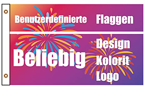 Harem Yoga Benutzerdefinierte 3X5FT 0,9mX1,5m doppelseitig Bedruckte Polyesterflaggen Business-Banner