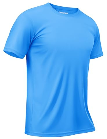 TACVASEN Herren Uv-Schutz T-Shirts UPF 50+ Kurzarm Sonnenschutz Tee Uv Shirts Schwimmshirt