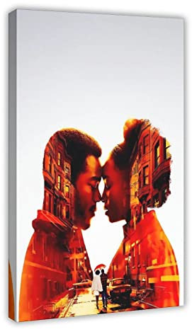 KOURT Affiche de film If Beale Street Could Talk - Décoration de chambre à coucher - Paysage sportif - Cadre cadeau : 50 x 75 cm