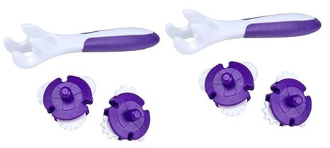 MAGICLULU 6pcs Pastry Wheel Cake Making Accessories Cake Decorating Tools Baking Supplies Reusable Dessert Maker
