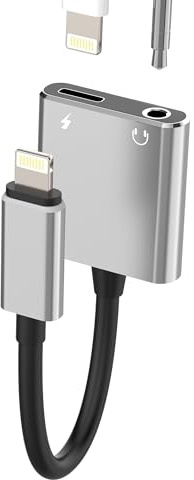 Adaptateur Lightning à Jack 3,5mm pour Apple pour iPad Air et pour iPhone Écouteurs Aux Audio Câble Chargeur Accessoires Casque Câble Splitter Charge Rapide Prolongateur