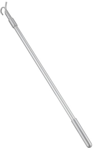 RORPOIR Aluminiumlegierung Jalousiestab Teleskop Ersatzstab Mit Haken Für Vertikale Jalousien Vorhangöffner Fenster Zubehör