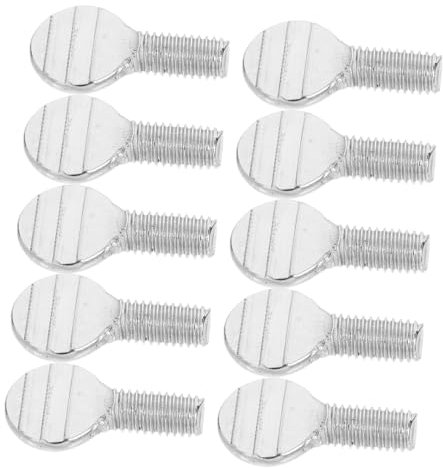 Toyvian 10pezzi Inossidabile Per Spiedini Riutilizzabili Accessori Per Bbq e Friggitrice Ad Aria Facili Da Installare e Compatibili Elettrici