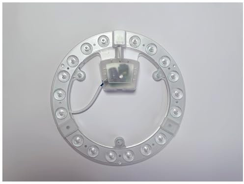 Modulo LED da 12W, 18W, 24W e 36W, 220V, pannello LED for plafoniera, di ricambio for lampada circolare, ventilatore da soffitto, lampada da parete, modulo rotondo, 1 pezzo(Neutral light,18W)