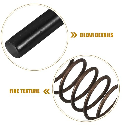 Vaguelly Kit de Réparation Serrure de Porte de Remorque à Ressort en Métal Noir, Usage Polyvalent, Remplacement Complet pour Porte de Remorque, 1 Set Pratique