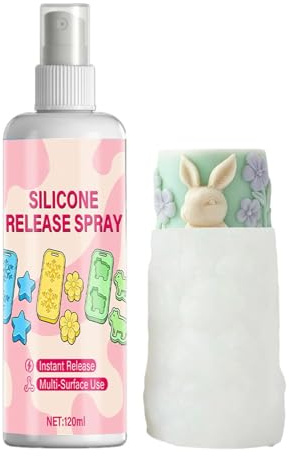 Generico Spray Distaccante per Stampo in Resina, Agente ad Asciugatura Rapida da 120 ml, Distaccante, per Garage Laboratorio Creativo Studio Casa Sapone Gesso Calcestruzzo