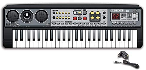 Bontempi- Organo Tastiera, Colore Grigio, 54 x 17 x 55 cm, 15 4900