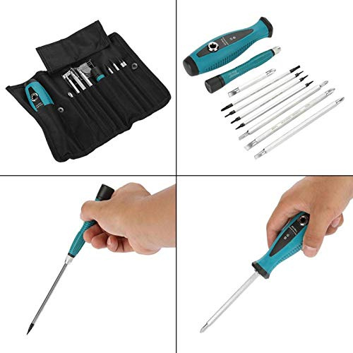 10 pz Set di cacciaviti durevoli Set di cacciaviti magnetici Slot Croce Stella Set di cacciaviti Elettrodomestici Riparazione Strumento Manuale Multifunzione per Piccolo Prodotto elettronico
