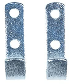 Masidef member of the würth group DY270660 Gancio piatto da parete in acciaio zincato 12x50 mm. max 2 pz, 50 x 12 mm (100 kg)