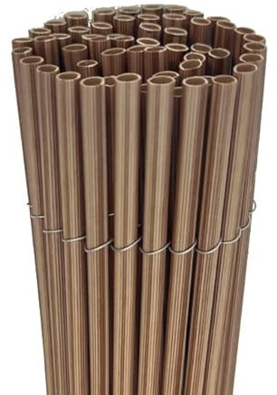 Suinga Mimbre Ocultación Marrón 1,5x3 m | Cerramiento Mimbre Artificial Terraza Jardin PP+PE | Valla Decorativa Ocultación 90%