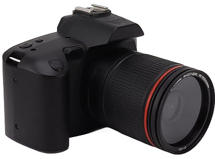 Digitalkameras, 4K 64MP 16X Digitalzoom Vlogging-Digitalkamera mit 3-Zoll-IPS-Bildschirm, Unterstützt WiFi-Verbindung Zum Mobiltelefon, Langer Standby-Akku, für Fotovideos