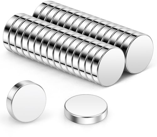 Wukong N45 Mini Neodym Magnete, 5x1mm | 30 Stück Magnete Klein Aber Stark für Kühlschrank, Büro, 3D Drucker, Modell und DIY-Projekt