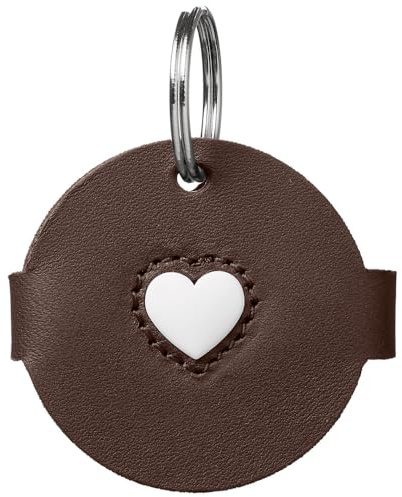 Anhänger Hundemarken-Etui Love Farbe braun, Größe M