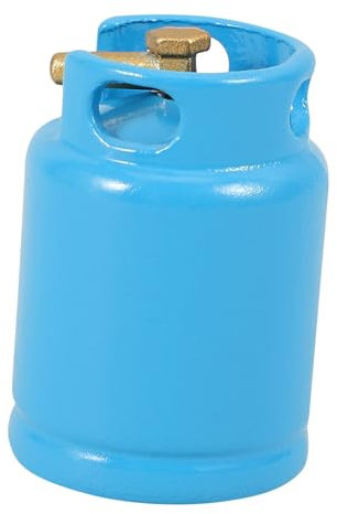 Vaguelly Miniature Furniture Model Kitchen Gas Cylinder Simulation Gas Tank for Mini House Decor