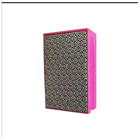 WEIJICUI Disco Desbaste Hormigon, 1 Uds. Almohadilla de Pulido a Mano de Diamante 95x60mm Bloque de molienda de Vidrio for Azulejos Almohadilla de Piedra mármol Disco de molienda de cerámica(60)