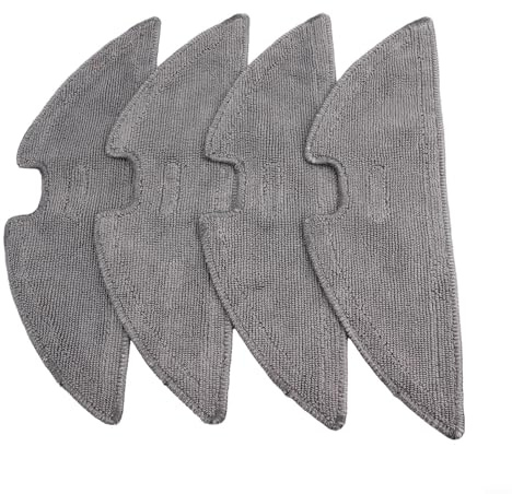 Paquete de 2/4 trapos para fregona Blaupunkt para Xtreme BPKVCBB1XTE Robot Aspirador eficiente para recoger suciedad y polvo (paquete de 4)