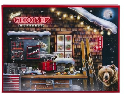 Gedore Red Adventskalender 2025, 51-Teilig, Werkzeugkalender für Männer, Geschenk, R33003151