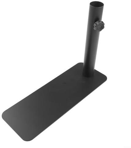 Yuanpgky Sturdy Portable Flagpole Tire Mount Stand with Heavy-Duty Steel Construction for 1.5-Inch Diameter Flag Poles For - Detachable Two-Piece Design for Tailgating,