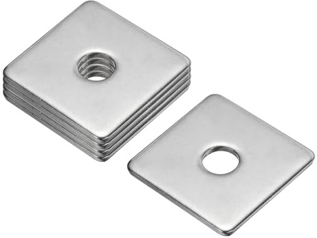 QUARKZMAN Rondella Quadrata, 5Pcs M10x40x40x3 Mm 304 Acciaio Inossidabile Rondelle Quadrate Piastre Piatte Spaziatore Guarnizione Per Hardware Fissaggio