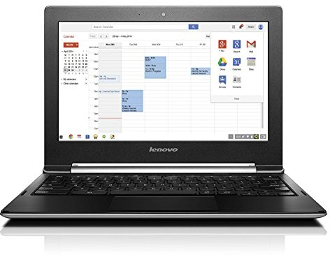 Lenovo N20 11.6-Inch Chromebook (Silver) - (Intel Celeron N2830 2.41 GHz, 4 GB DDR3L RAM, Wi-Fi, BT, 16 GB SSD, Integrated Graphics, Chrome OS)