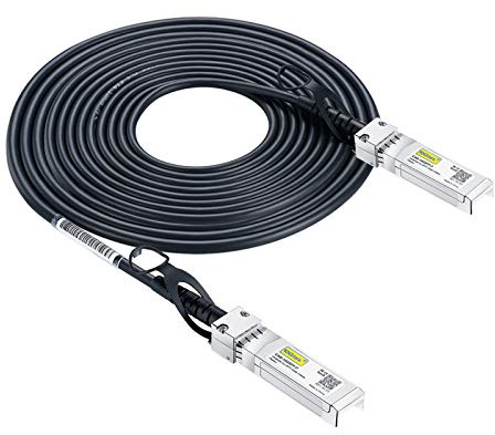 10Gtek per Intel XDACBL5M SFP+ Cavo 5-Meter(16.5ft), SFP+ Direct Attach Copper Twinax Passivo DAC Cavo