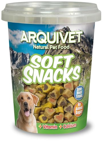 Arquivet Soft Snacks für Hunde, Herz-Mix für Hunde, 300 g (1 Stück)