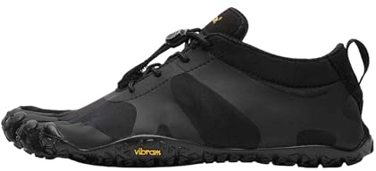 Vibram Men's FiveFingers V-Alpha | Barefoot All-Terrain Outdoor Shoe for Hiking & Light Trail, Black, 46 EU / 11.5-12 US