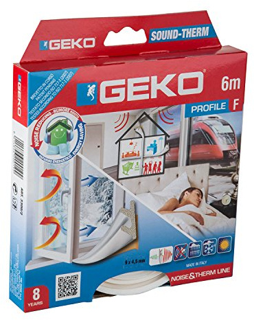 Geko 9788010 Parafreddo Sound-Therm Geko Profilo-F9x4.5, Grigio, 6 m