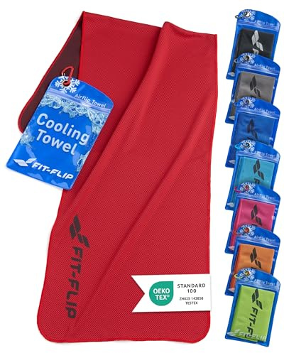 Fit-Flip Kühltuch aus Mikrofaser für Nacken und Hals